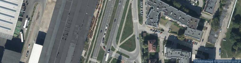 Zdjęcie satelitarne Zagnańska ul.