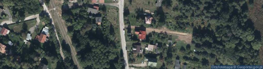 Zdjęcie satelitarne Zalesie ul.