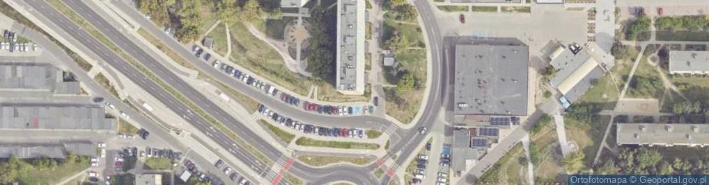 Zdjęcie satelitarne Zakole ul.