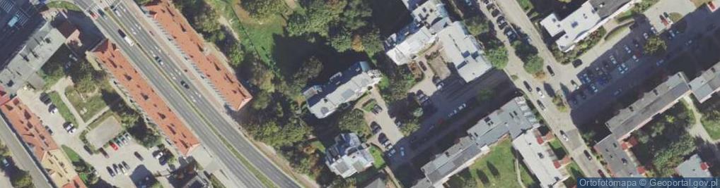 Zdjęcie satelitarne Zakole ul.