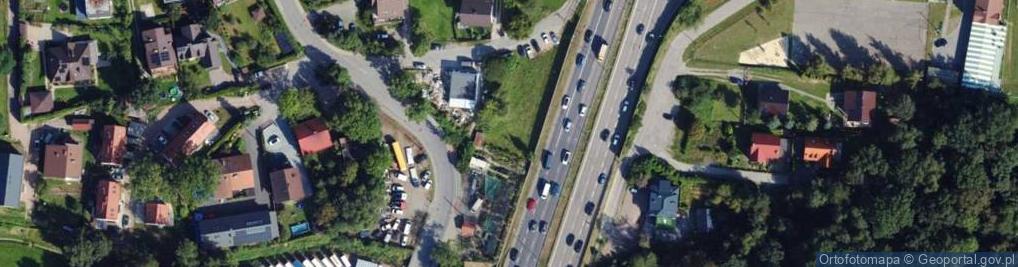 Zdjęcie satelitarne Zakopiańska ul.
