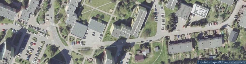 Zdjęcie satelitarne Żabickiego, kpt. ul.