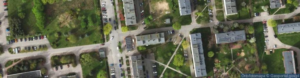 Zdjęcie satelitarne Zachodnia ul.