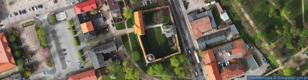 Zdjęcie satelitarne Zamkowa ul.