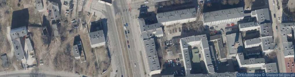 Zdjęcie satelitarne Zachodnia ul.