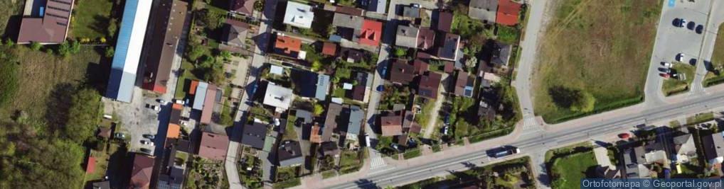Zdjęcie satelitarne Zachodnia ul.