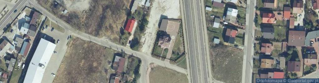 Zdjęcie satelitarne Zaokręgiem ul.