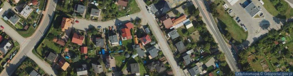 Zdjęcie satelitarne Zakole ul.