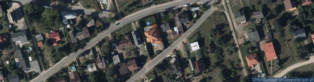 Zdjęcie satelitarne Żabia ul.