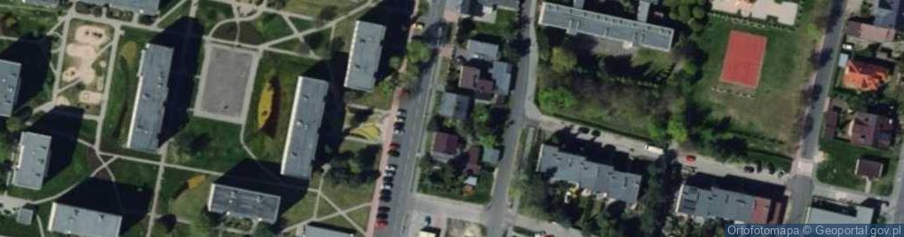 Zdjęcie satelitarne Zachodnia ul.
