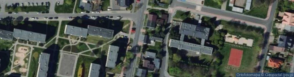 Zdjęcie satelitarne Zachodnia ul.