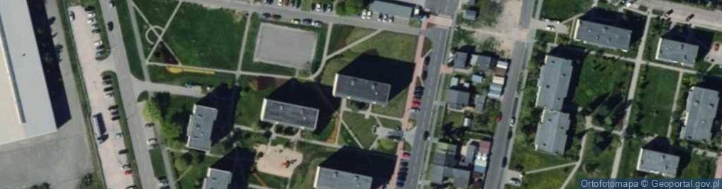 Zdjęcie satelitarne Zachodnia ul.