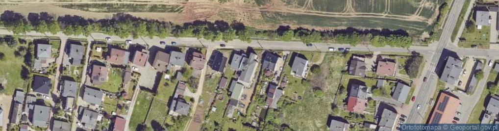 Zdjęcie satelitarne Zamkowa ul.