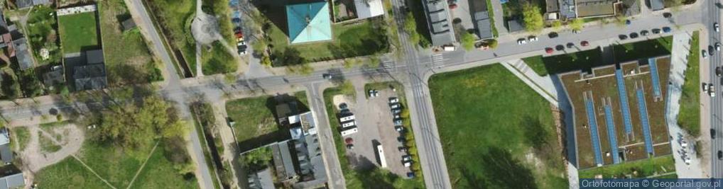 Zdjęcie satelitarne Zamkowa ul.