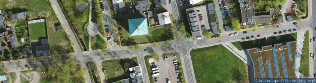 Zdjęcie satelitarne Zamkowa ul.