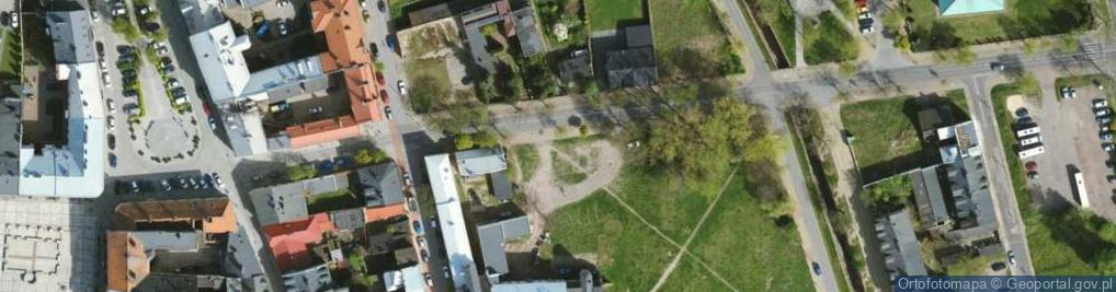 Zdjęcie satelitarne Zamkowa ul.