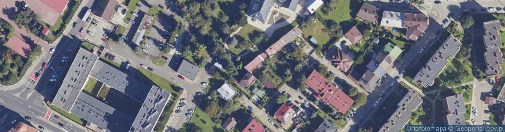 Zdjęcie satelitarne Zaciszna ul.