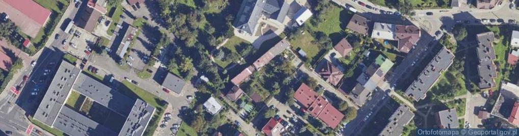 Zdjęcie satelitarne Zaciszna ul.