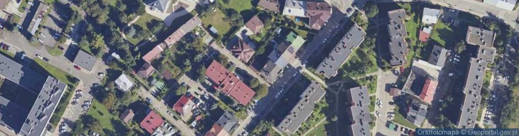Zdjęcie satelitarne Zaciszna ul.