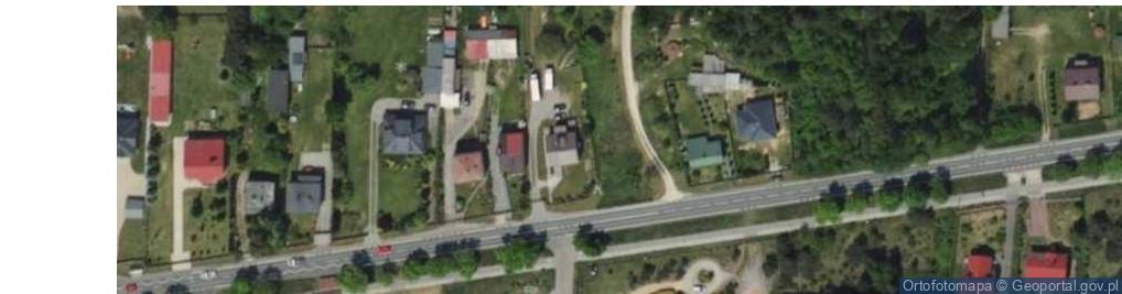 Zdjęcie satelitarne Zamkowa ul.