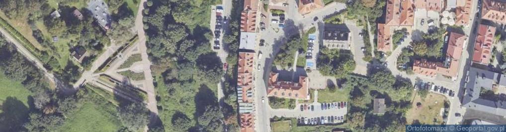 Zdjęcie satelitarne Zamkowa ul.