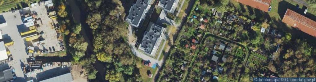 Zdjęcie satelitarne Zamiejska ul.