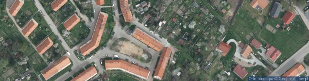 Zdjęcie satelitarne Zamkowa ul.