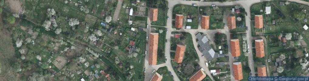 Zdjęcie satelitarne Zamkowa ul.
