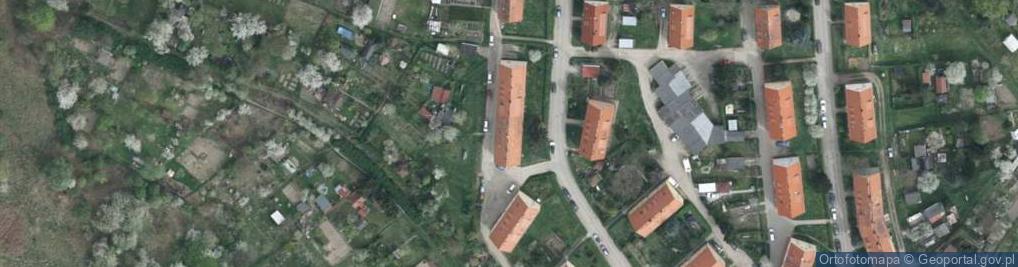 Zdjęcie satelitarne Zamkowa ul.