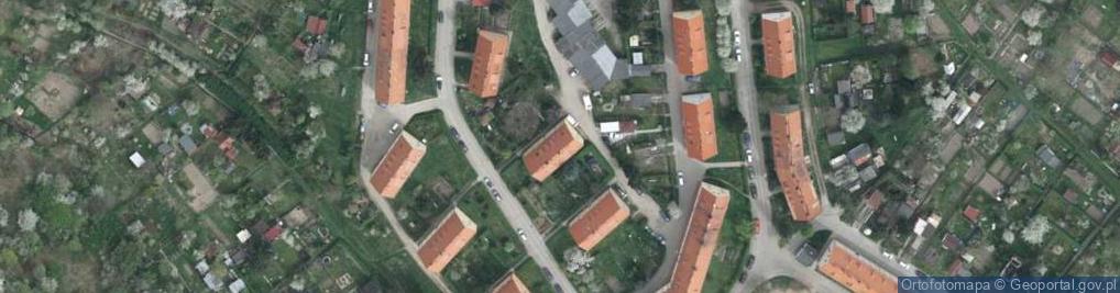 Zdjęcie satelitarne Zamkowa ul.