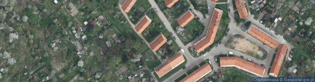 Zdjęcie satelitarne Zamkowa ul.