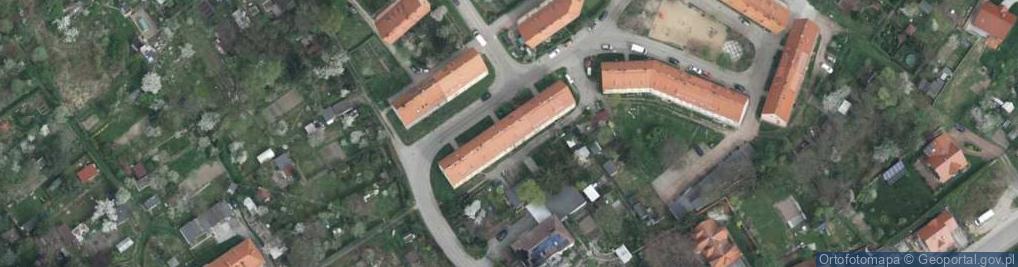 Zdjęcie satelitarne Zamkowa ul.