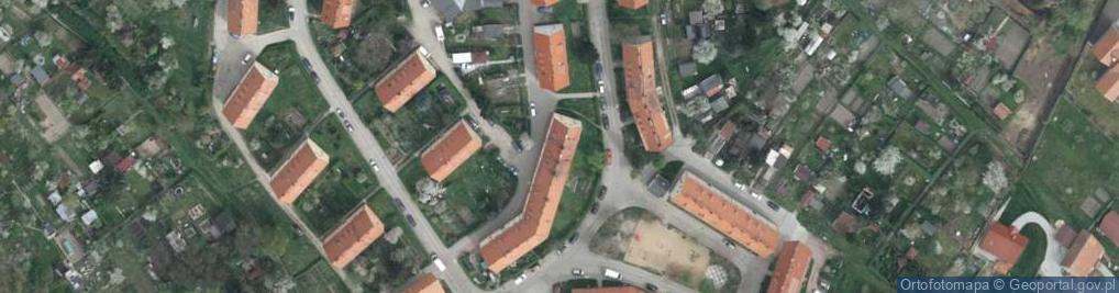 Zdjęcie satelitarne Zamkowa ul.