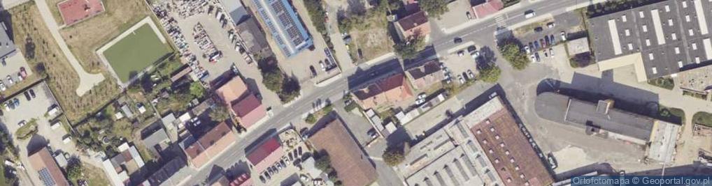 Zdjęcie satelitarne Zachodnia ul.