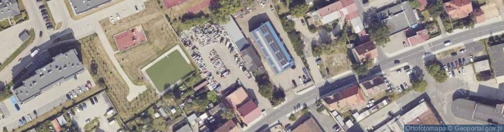 Zdjęcie satelitarne Zachodnia ul.