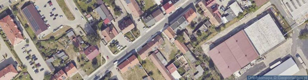 Zdjęcie satelitarne Zachodnia ul.
