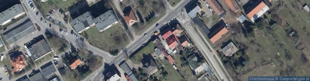 Zdjęcie satelitarne Zachodnia ul.