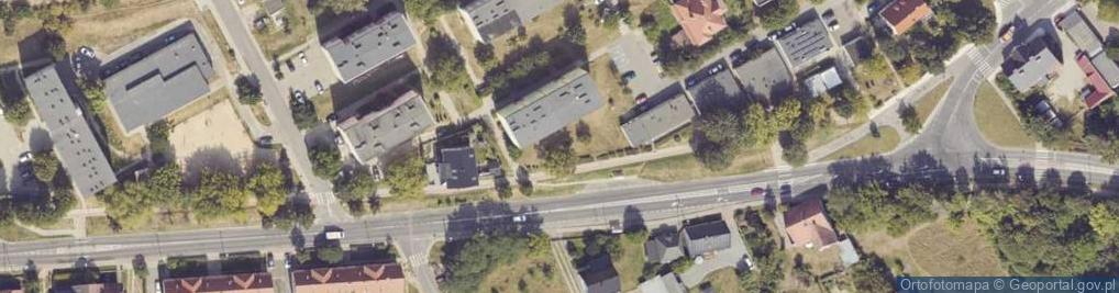 Zdjęcie satelitarne Zachodnia ul.