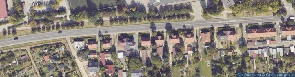 Zdjęcie satelitarne Zachodnia ul.
