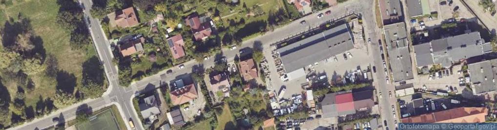 Zdjęcie satelitarne Zamkowa ul.