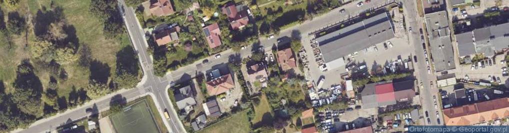Zdjęcie satelitarne Zamkowa ul.