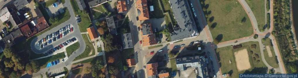 Zdjęcie satelitarne Zamkowa ul.