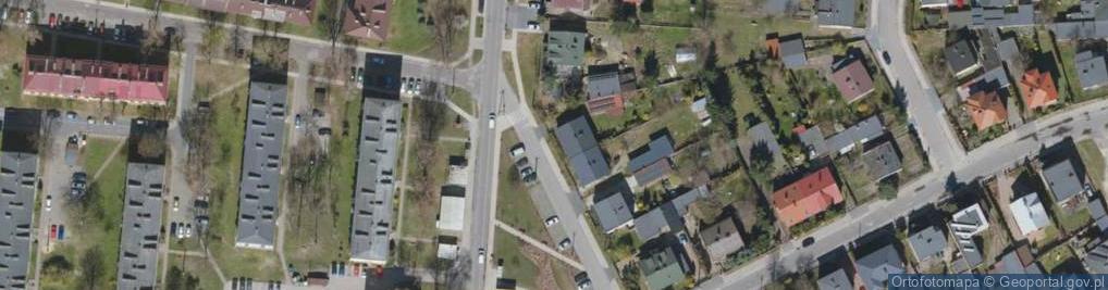 Zdjęcie satelitarne Zacisze ul.
