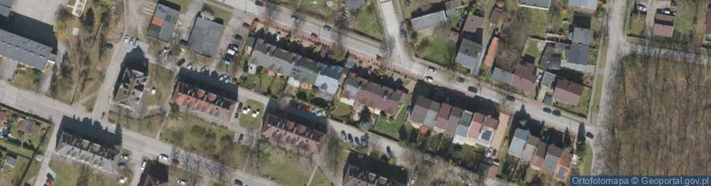 Zdjęcie satelitarne Zakątna ul.