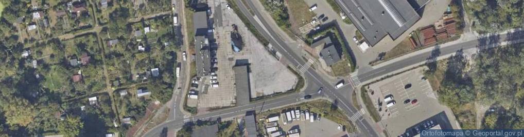 Zdjęcie satelitarne Zaułek Dworcowy ul.