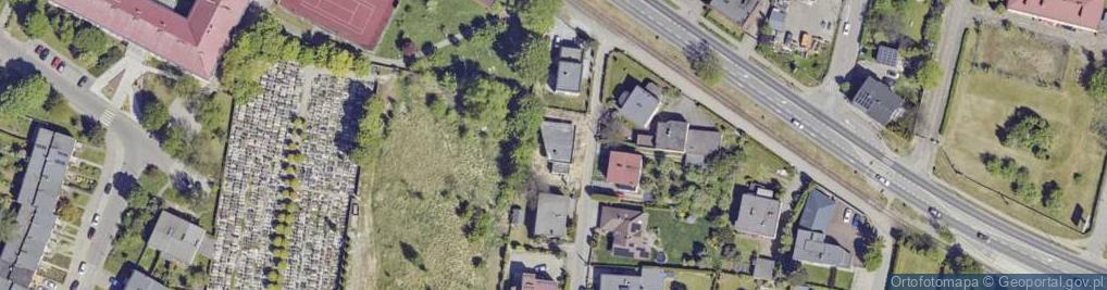 Zdjęcie satelitarne Zakątek ul.