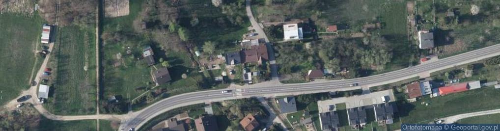 Zdjęcie satelitarne Zaskawie ul.