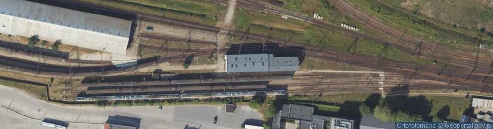 Zdjęcie satelitarne Zachodnia ul.