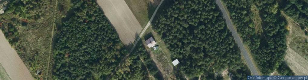 Zdjęcie satelitarne Zalesie ul.