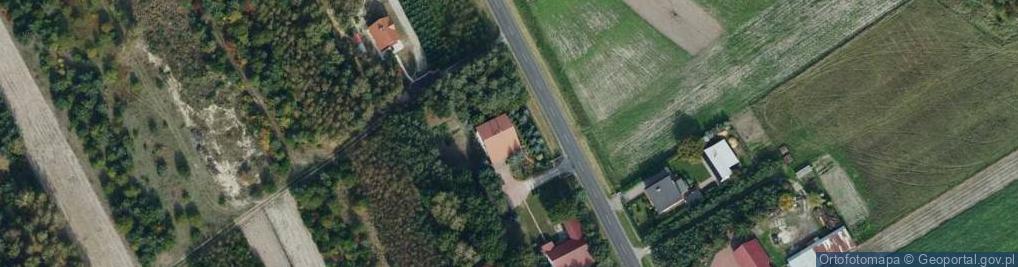 Zdjęcie satelitarne Zalesie ul.